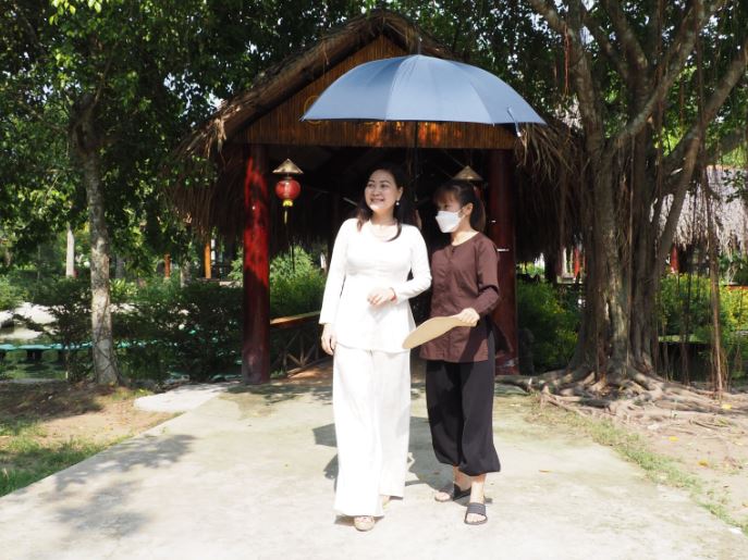 Trải nghiệm làm “điền chủ” tại làng du lịch Mỹ Khánh