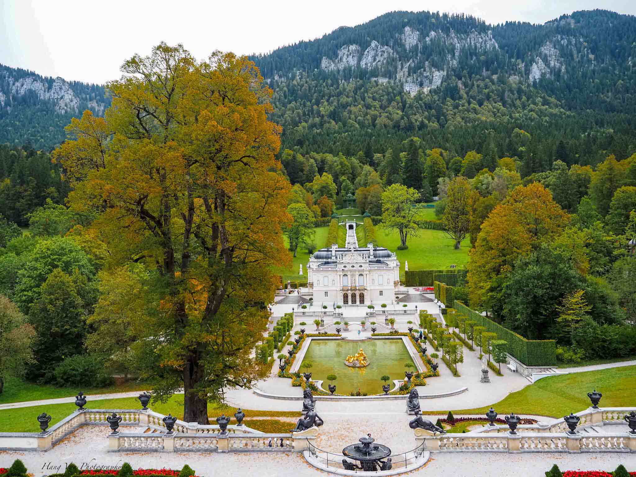 Vẻ đẹp cung điện Linderhof ở miền Nam nước Đức